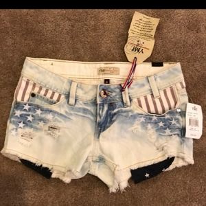 YMI Stars & Strips Shorts New w/o tags